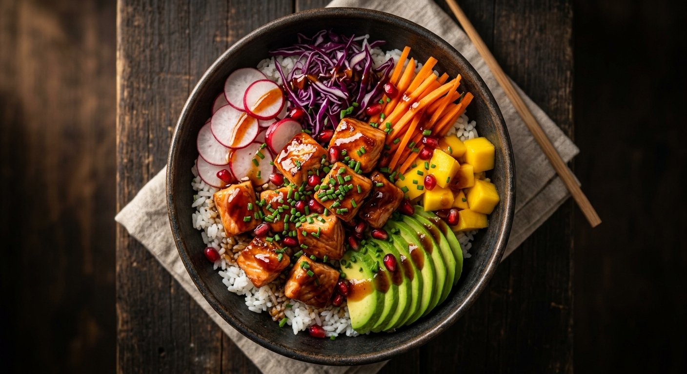 Teriyaki Salmon Bowl