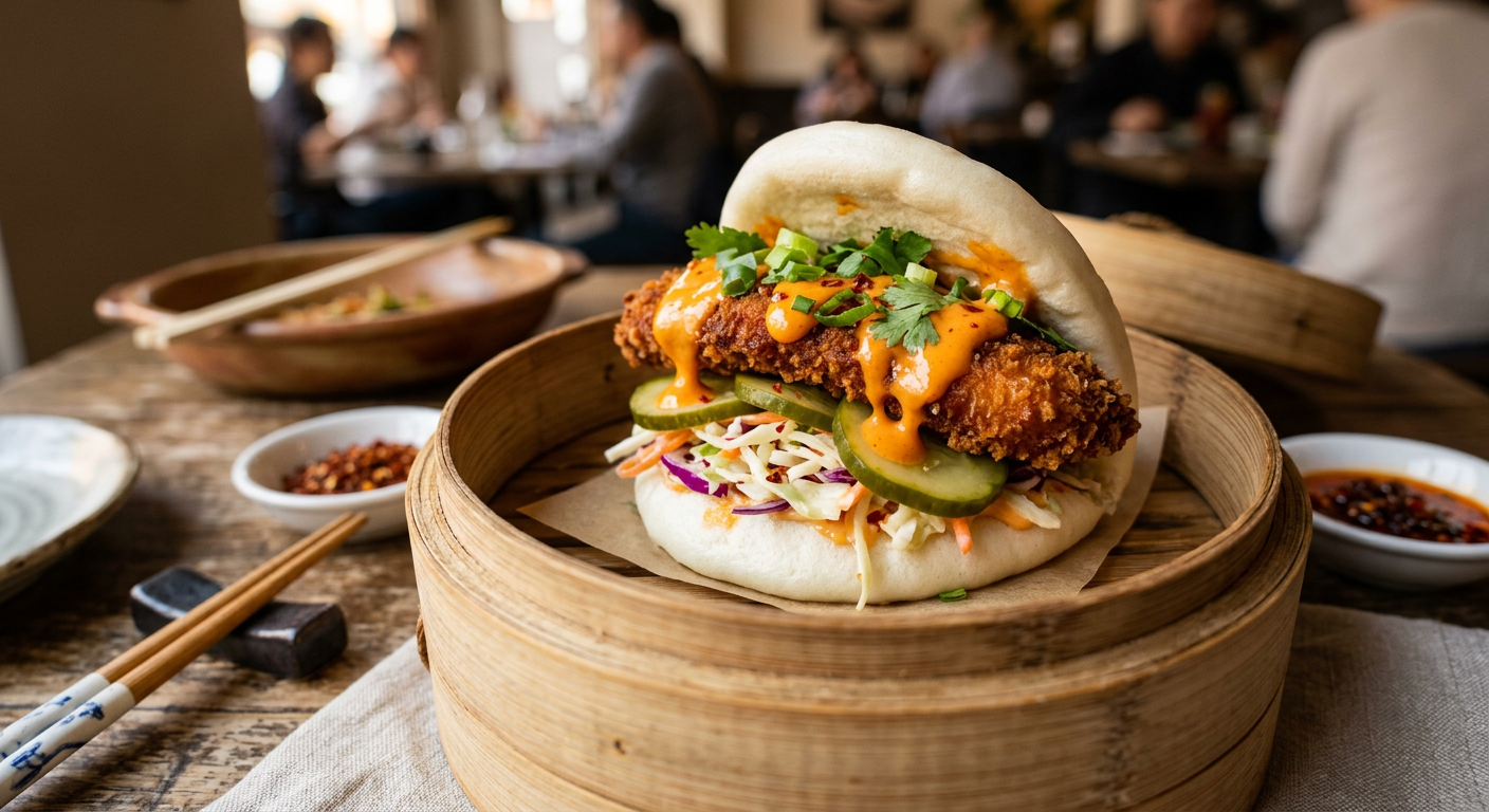 Bao Bun Crispy Chicken